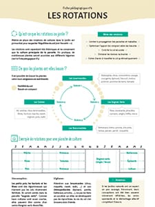 Les pratiques essentielles au jardin agroécologique / N°6 Les rotations (Terre et Humansime)